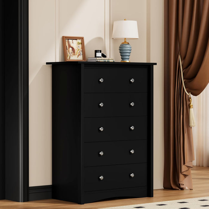 Tall Dresser for Bedroom, Modern Dressers with 5 Drawer