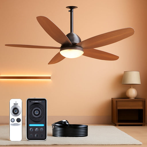 42-Inch Outdoor Ceiling Fan With Integrated Remote