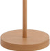61-Inch-Tall RichBrown Floor Lamp With Rattan Shade