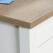 Cottage Road L Shaped Desk Computer Desk with Drawers, Home Office Desk with Optional File Cabinet Storage, Cable Management, in Soft White Finish