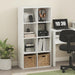 LUDER Book Shelf, 8-Cube Bookshelf, Bookcase, White | Open Shelves, 11.6 X 23.9 X 47.4, for Living Room, Bedroom, Home Office