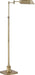 Jenson Traditional Farmhouse Metal Adjustable Pharmacy Floor Lamp Swing Arm 54" Tall Aged Brass Metal Shade Standing Pole Light for Living Room Reading House Bedroom Home Office