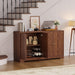 Sideboard Buffet Cabinet with Storage, 56" Modern Sideboard, Brown