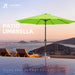 9FT Outdoor Patio Umbrella, Market Umbrella, Apple Green
