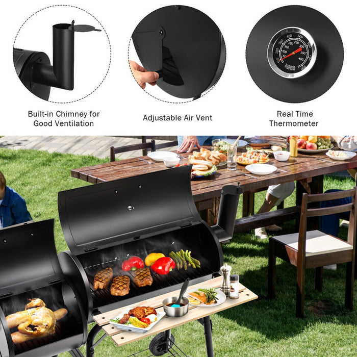 Outdoor BBQ Grill Barbecue Pit Patio Cooker