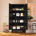 Black 61 Inch IndustrialGrade Pantry Cabinet Doors