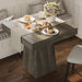 Small Dining Table with Drawers, 31.5 Inch Farmhouse Kitchen Table