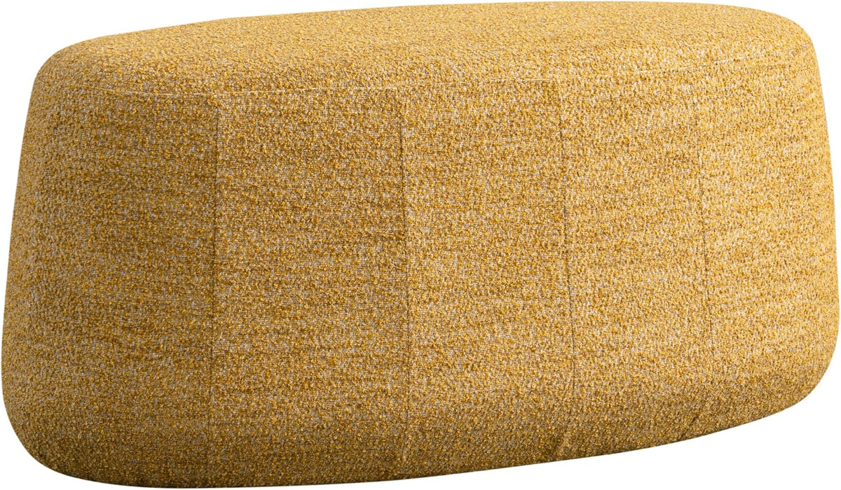 Kayley 40" Oval Shaped Upholstered Ottoman