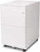 Modern Soho Design 2-Drawer Metal Mobile File Cabinet with Lock Key/Fully Assembled, White