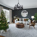 Black Wagon Wheel Chandelier Rustic Farmhouse Light