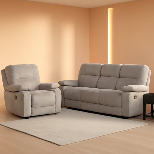 Cooper - Shadow Natural Manual Reclining Sofa and Recliner