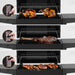Charcoal Grills with Two Foldable Side Tables, 353 Sq.In Cooking Area Outdoor Smoke Barbecue Bbq Grill for Camping, Backyard Party, Patio, Picnic, Garden, Black,18"D X 43"W X 37"H