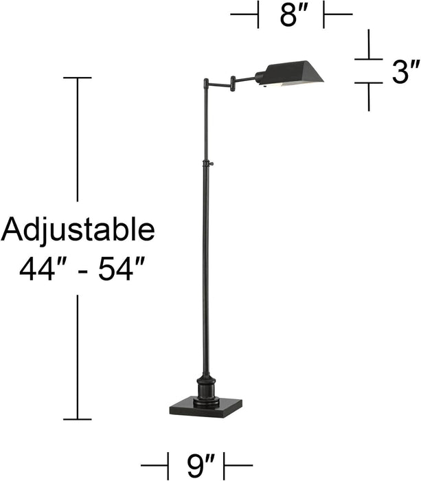 Dark Bronze Farmhouse Adjustable Floor Lamp 54Inch