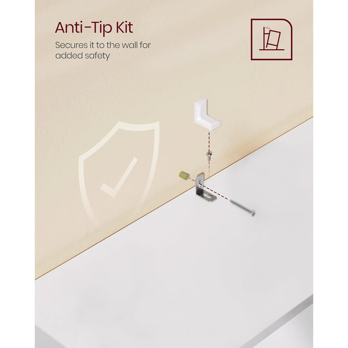 Bookcase, Bookshelf with 7 Compartments, Freestanding Shelves and Cube Organizer, for Display in Living Room, Bedroom, and Home Office, White ULBC27WT