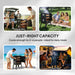 Outdoor Smoker with Door, Vertical Charcoal Smoker, Outdoors Charcoal Grill with 2 Detachable Grill Netting Smoking Racks, Suitable for Lawn Picnic Backyard BBQ, Small Families, Black