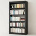 Adjustable Five Tier Black Metal Library Bookshelf