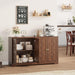 Sideboard Buffet Cabinet with Storage, 56" Modern Sideboard, Brown