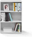 Wright 3-Shelf Bookcase, Soft White