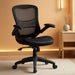 Office Star Ventilated Manager'S Office Desk Chair with Breathable Mesh Seat and Back, Black Base, Black