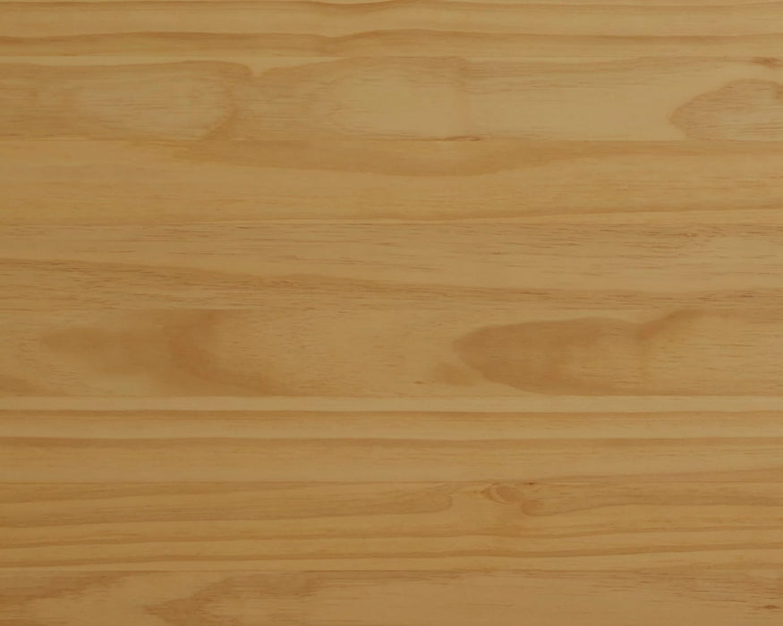 Mid-Century Panel Bed - Queen Size - Scandinavian Oak Finish