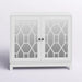 Alayna Accent Cabinet with USB Charging Ports and Mirrored Doors