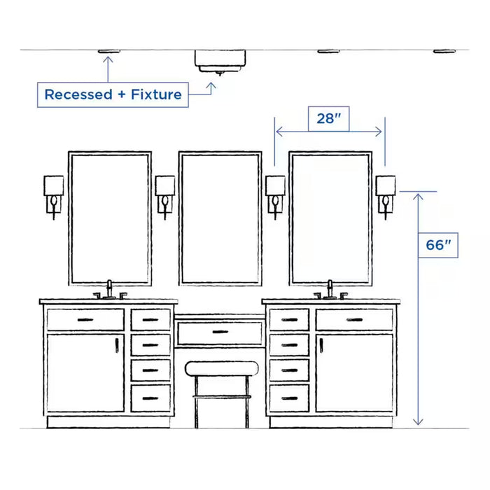 Inspire Collection 13 In. 2-Light Brushed Nickel Transitional Kitchen Ceiling Light Drum Flush Mount