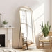 Arched Fulllength Mirror With Shatterproof Aluminum Frame