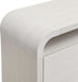 Waterfall Sideboard Buffet Cabinet with Open Shelf and Hidden Storage