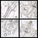 K9 Clear Crystal Chandelier 28InchDiameter 8Light Pendant