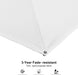 Cantilever Patio Umbrella 10' X 10' White Aluminum Frame, White