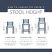 Company Back Scroll  Big and Tall Barstool, Bar Height, Dark Bronze/Brown