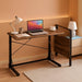 31.5Inch Collapsible Tray Desk RusticBrown Premium Finish
