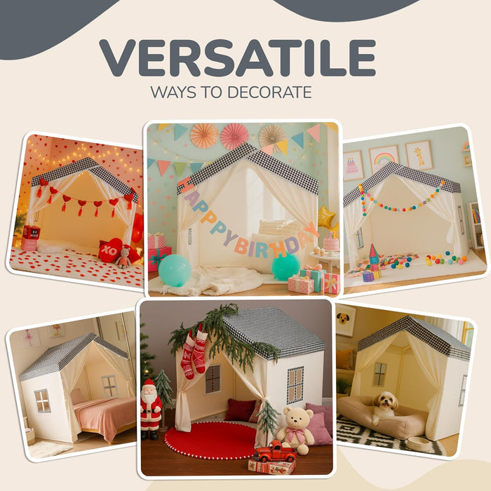 Large Kids Play Tent with Storage Bag – Indoor & Outdoor Playhouse Fort for Boys & Girls – Spacious, Easy-Assemble Pop-Up Kids Tent – Gift for Ages 3–10