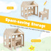Playhouse Shaped Toddler Table And Chair Chalkboard