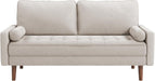 Modern Ashbeige Couch for Small Spaces