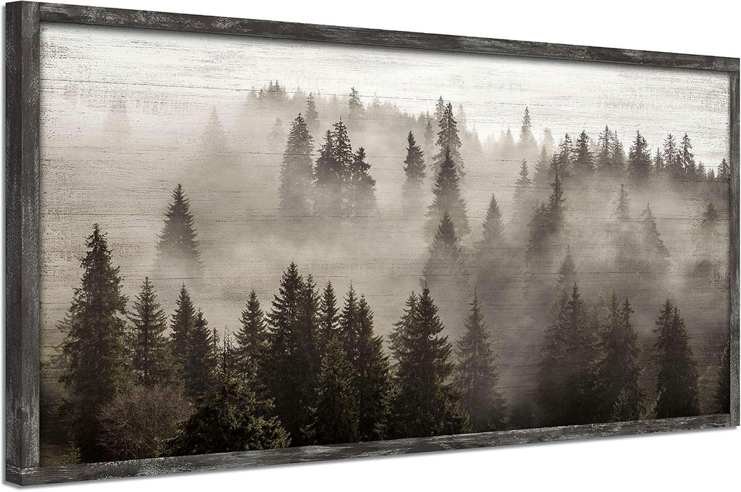 Handcrafted Weathered Wooden Framed Wall Art 40x20
