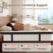 Full Mattress, 12 Inch Hybrid Mattress in a Box, Fiberglass Free
