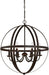 Oil Rubbed Bronze Six Light Residential Chandelier