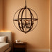 Oil Rubbed Bronze Six Light Residential Chandelier