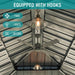 Outdoor Gazebo 10x14 Hardtop Patio Deck BackyardLivingSpace