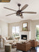 Industrial Farmhouse Caged Ceiling Fan Includes Remote