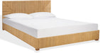 Couture Collection - Glenburg Queen Bed, Natural Woven Banana Stem & Wood Frame, Tropical Coastal Design, No Box Spring Needed (SFV1327A-Q)