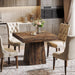 Square Dining Table for 4, 31.5" Farmhouse Small Kitchen Table