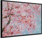 Plum Blossom Hand Painted Canvas Wall Art with Floating Frame