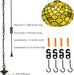 Tiffany Style Plug in Hanging Lamp Green Pearl Stained Glass 180 Inch