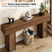 70.9-Inch Long Console Table, Wooden Sofa Table behind Couch Tables, Farmhouse Entryway Table Accent Table for Entrance, Hallway, Living Room, Foyer, Rustic Brown
