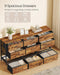 Dresser with 9 Fabric Drawers, TV Stand for Tvs up to 65 Inches