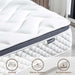King Mattress,12 Inch King Size Mattress in a Box,Gel Memory Foam and Innerspring Hybrid Mattresses with Individual Pocket Spring for Motion Isolation,Pressure Relief,Medium Firm Feel