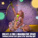 Starlight Glow in the Dark Bed Canopy for Twin Kids - Easy Setup Playhouse