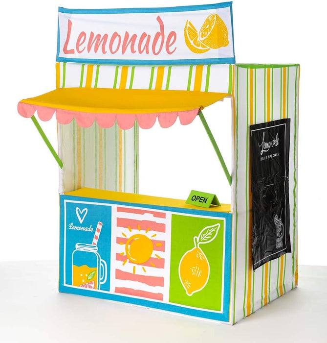 Kids’ Deluxe Lemonade Stand Playhouse, Play Set, Indoor & Outdoor Play Tent, Pretend Play, Roleplay, 100% Cotton Canvas, Encourages Imagination & Creativity, STEM, STEAM Toy, Ages 3+